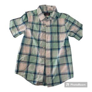 Boys sz Med button down shirt